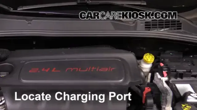 2016 Fiat 500X Easy 2.4L 4 Cyl. Air Conditioner Recharge Freon